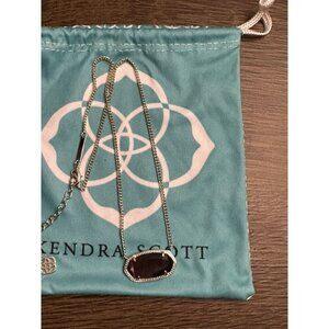 Kendra Scott Grape Catseye Dylan Necklace in Gold Retired Purple